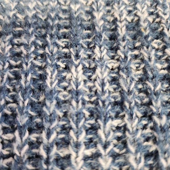 Vintage American Weekend Knit Sweater Womens 2XL Blue & White - Picture 4 of 8